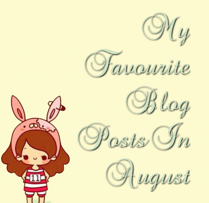 5 Of My Favourite Blogs In August