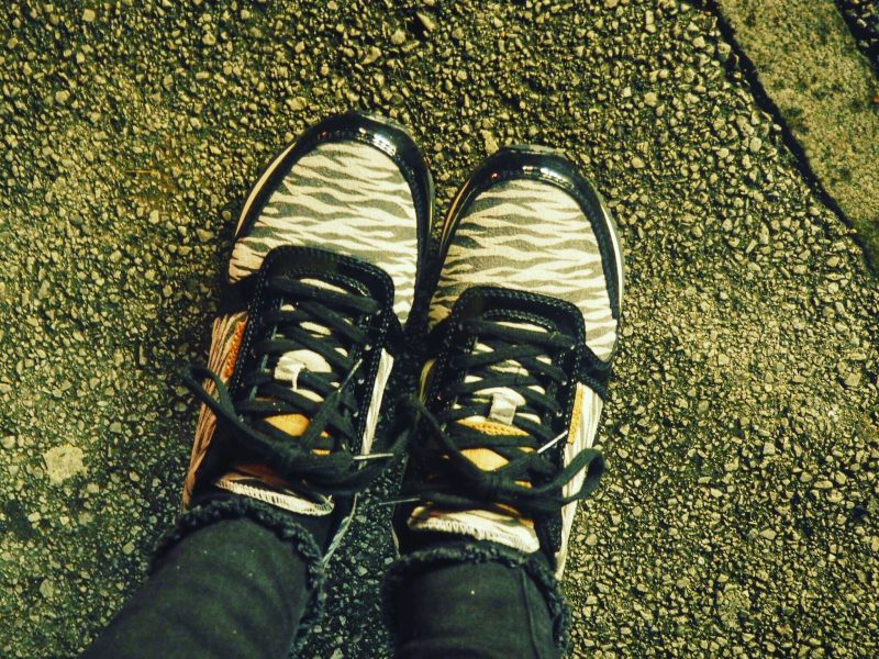 Review: Woden White Zebra Print Trainers
