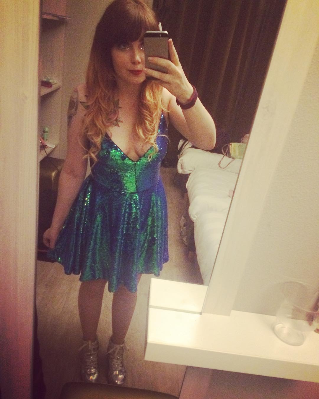 Sequin-dress