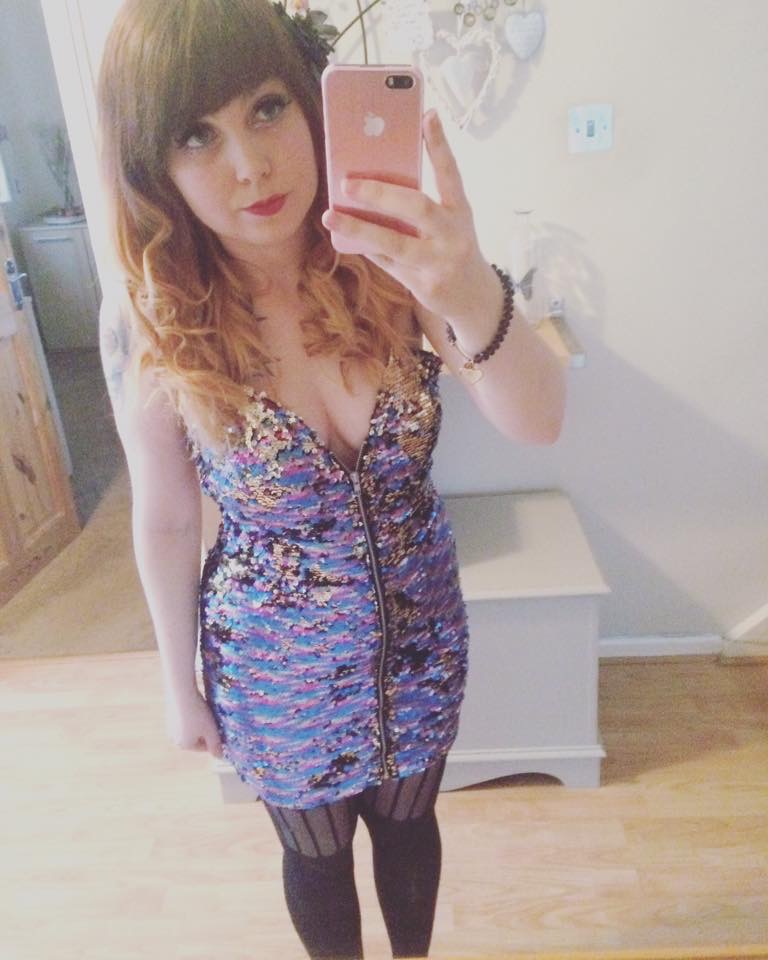 Multi-Sequin-Dress