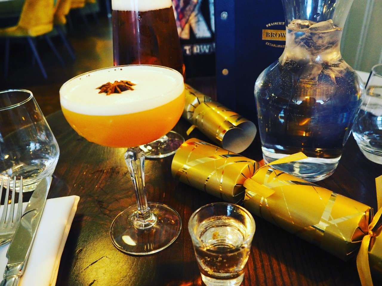 Browns Leeds Winter Pornstar Martini Cocktail