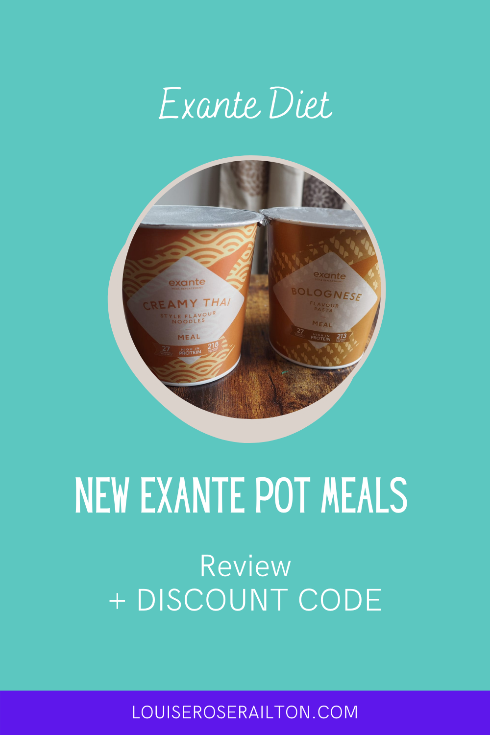 Review: New Exante Diet Pot Meals