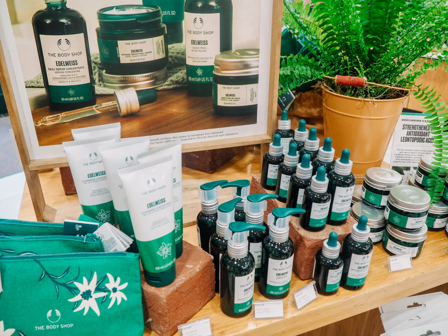A range of products from the Edelweiss range