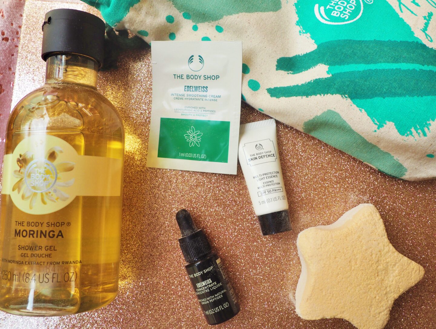 Contents from the goodie bag