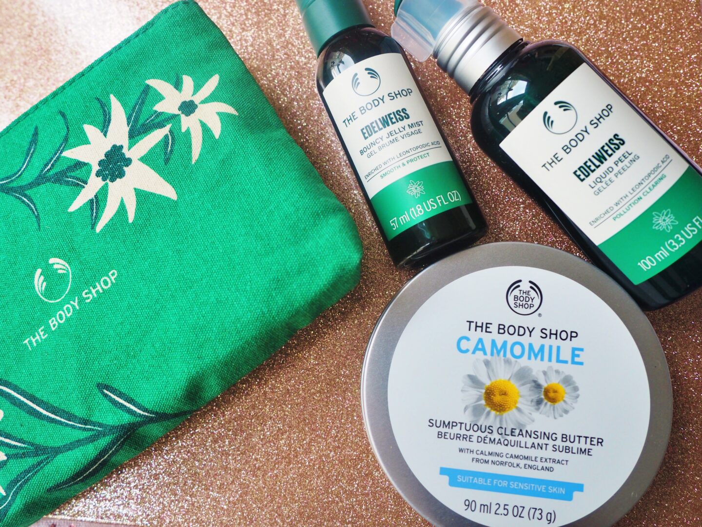 My purchases from The Body Shop