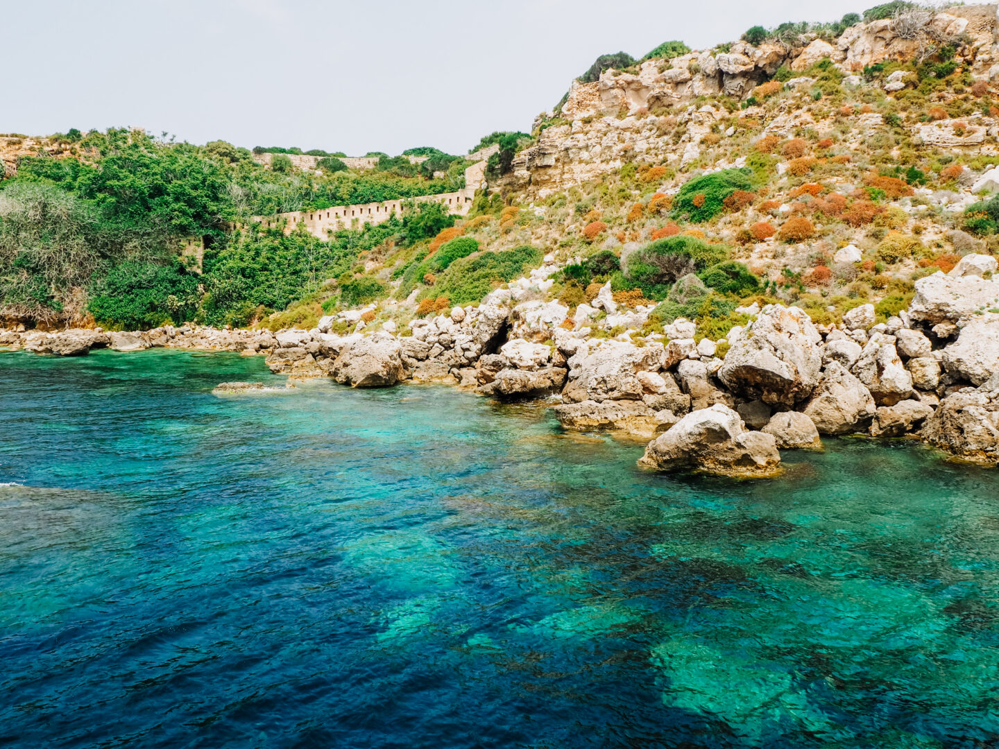 A view of the La Mola Fortress, in Menorca